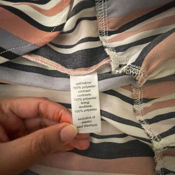 Maurices Women's Striped Casual Button Down Maxi Dress Size M - Picture 5 of 10